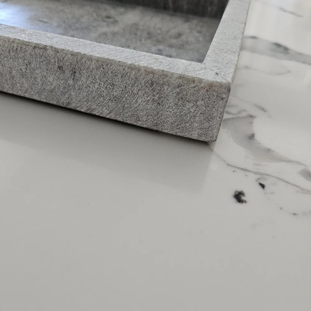 Gray Marble Stone Tray